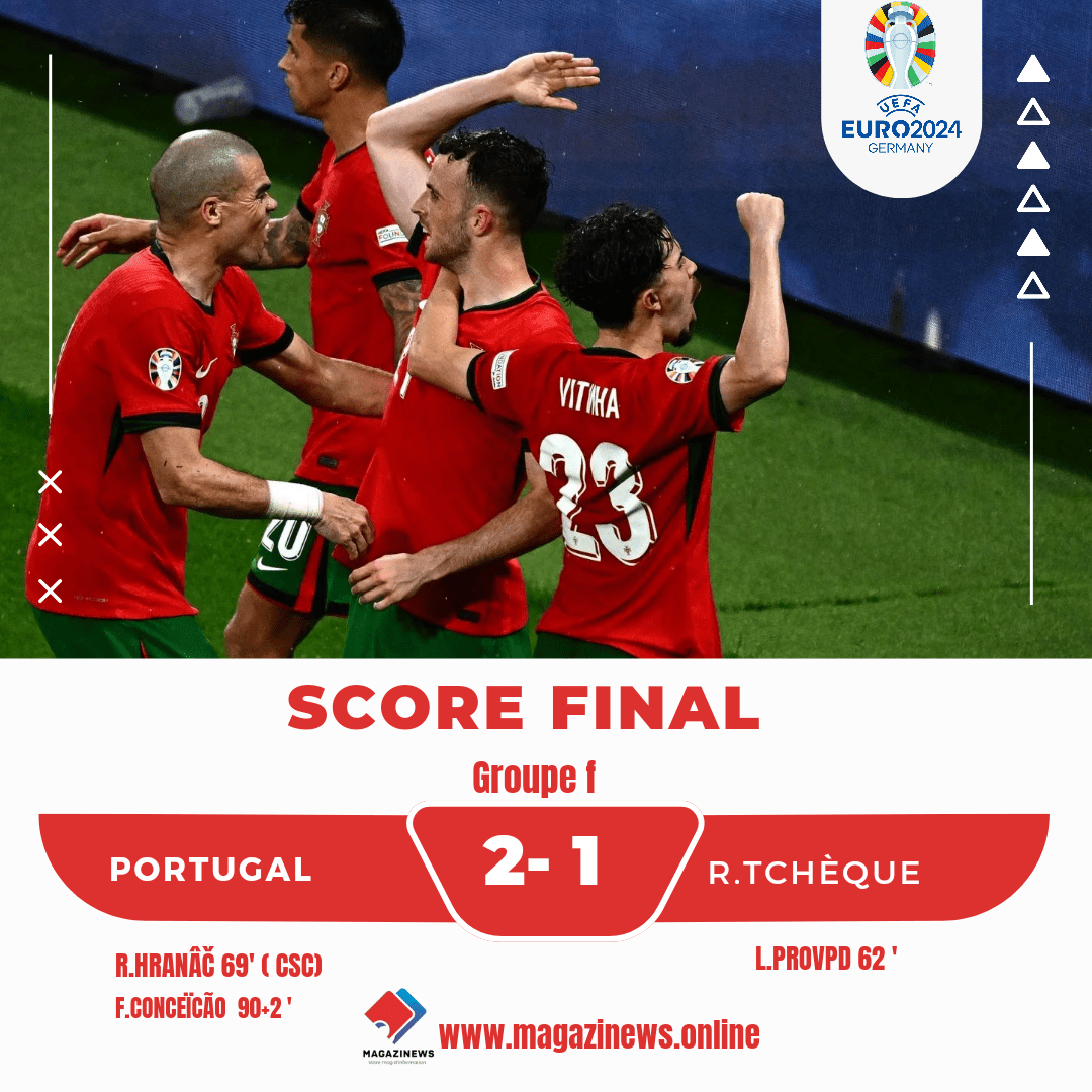 Euro 2024 : Le Portugal a battu la République Tchèque – Magazinews